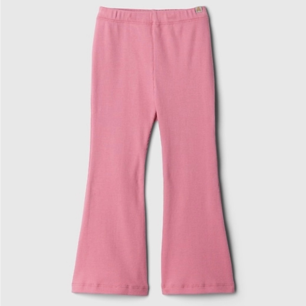 Baby Gap Heart Long Sleeve T Shirt & Matching Ribbed Pink Flare Pants NWT 12-18 - Picture 6 of 8